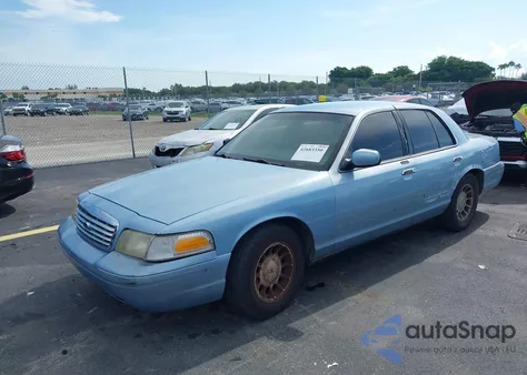 2000 Ford Crown Victoria Lx from USA, damaged, VIN 2FAFP74W1YX154250